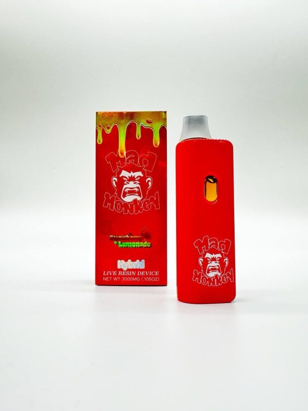 Mad Monkey Strawberry Lemonade 3g Disposable